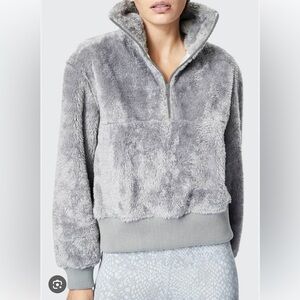 Varley Duray Fleece Pullover Grey size medium
